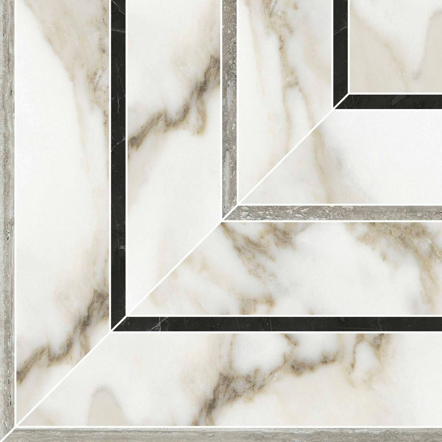 Amalfi Calacatta Honed Picco Mosaic | Gemini Tile and Marble