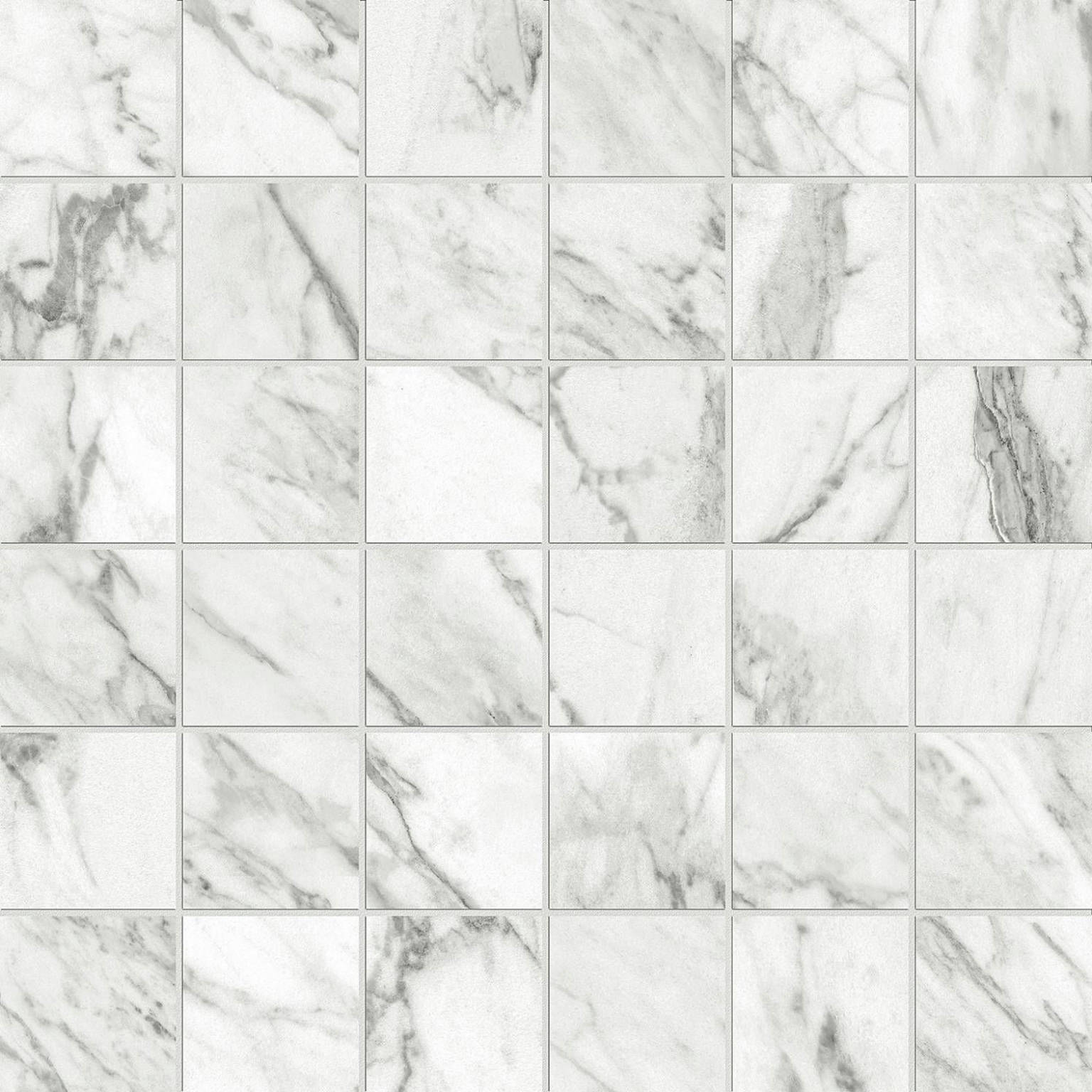 Milano Statuario Honed 2X2 Mosaic | Gemini Tile and Marble