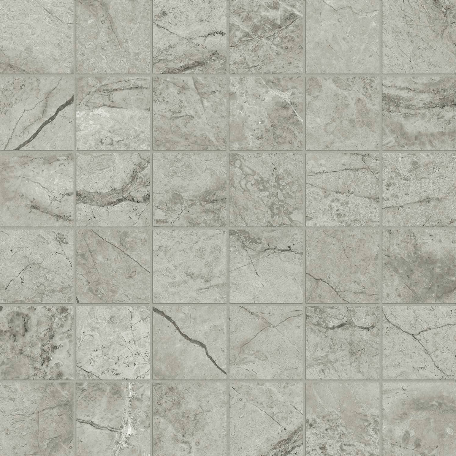 Roma Argento Honed 2X2 Mosaic | Gemini Tile and Marble