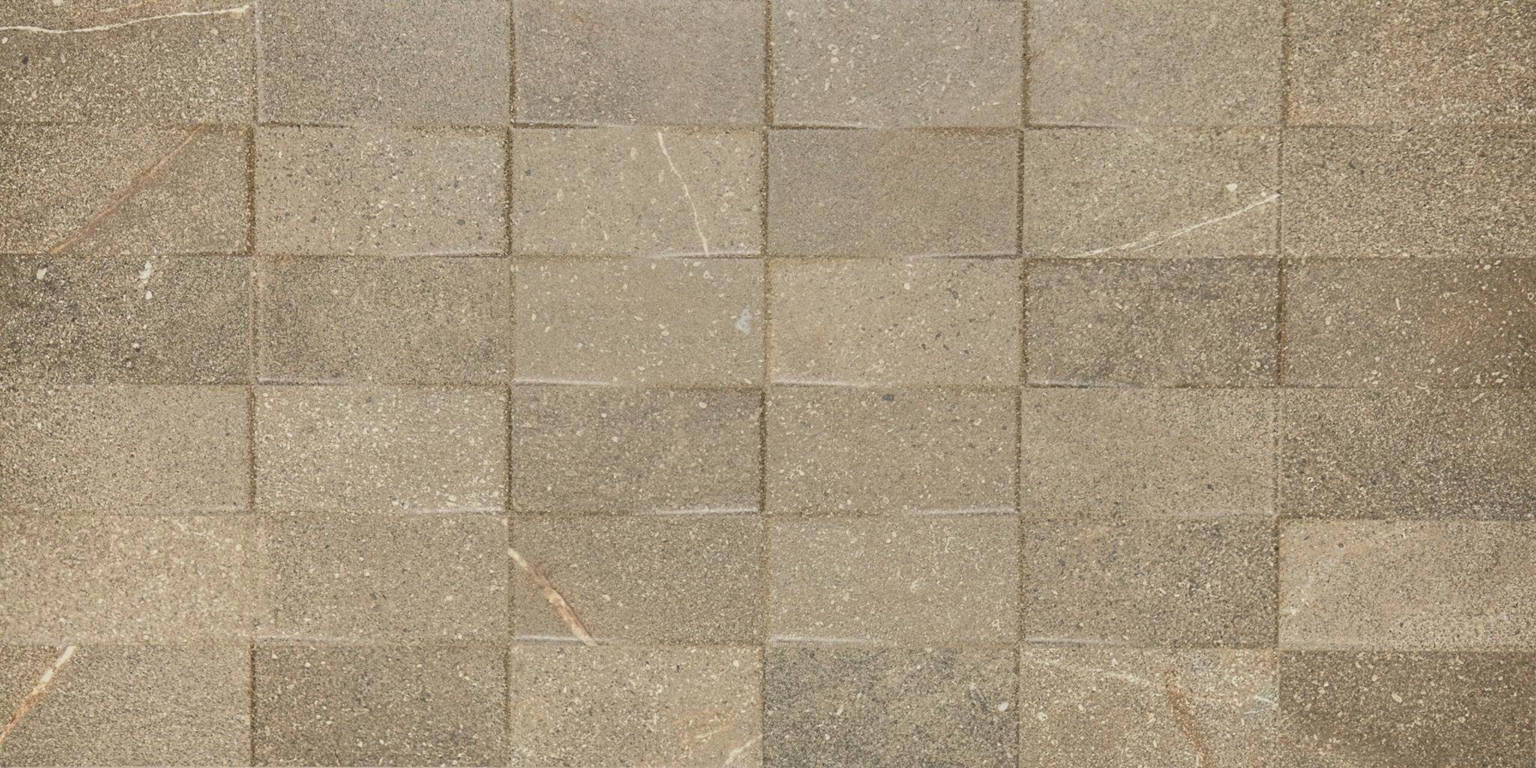 Terra Brown 12X24W Top Deco | Gemini Tile and Marble