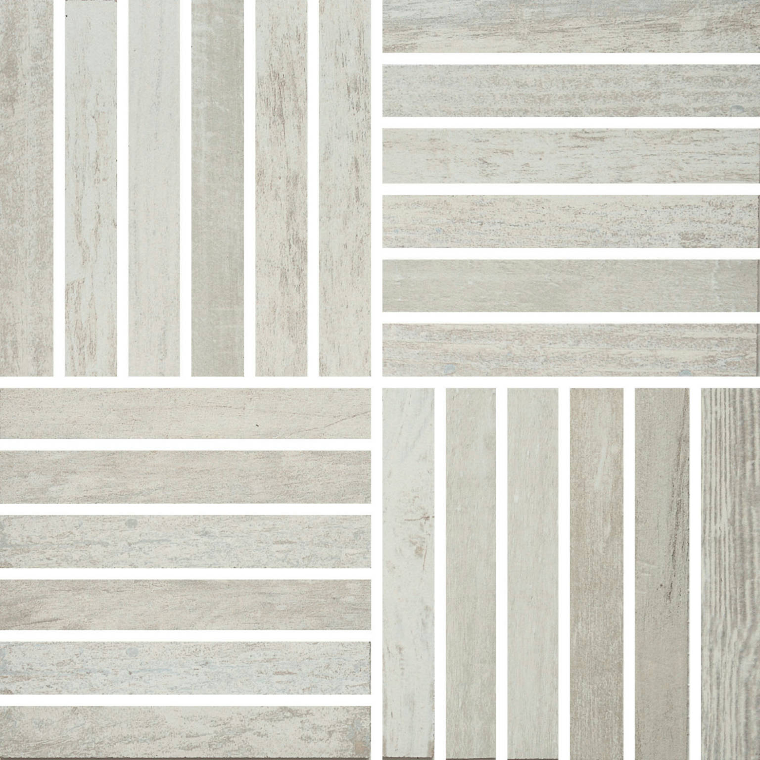 Tucson Ivory 12X12 Strip Mosaic | Gemini Tile and Marble