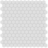 1" Gallery Grey Matte Hex Mosaic | Gemini Tile and Marble