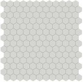 1" Warm Grey Matte Hex Mosaic | Gemini Tile and Marble