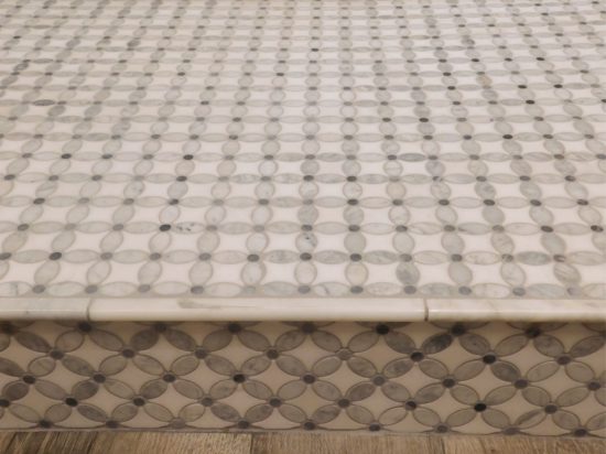 12X12 Lotus Carrera Mosaic | Gemini Tile and Marble