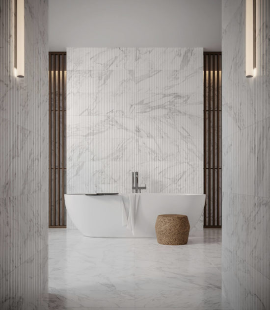 12x36 Italica Bianco Alto | Gemini Tile and Marble