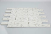 1X4 White Brick Mosaic | Gemini Tile and Marble