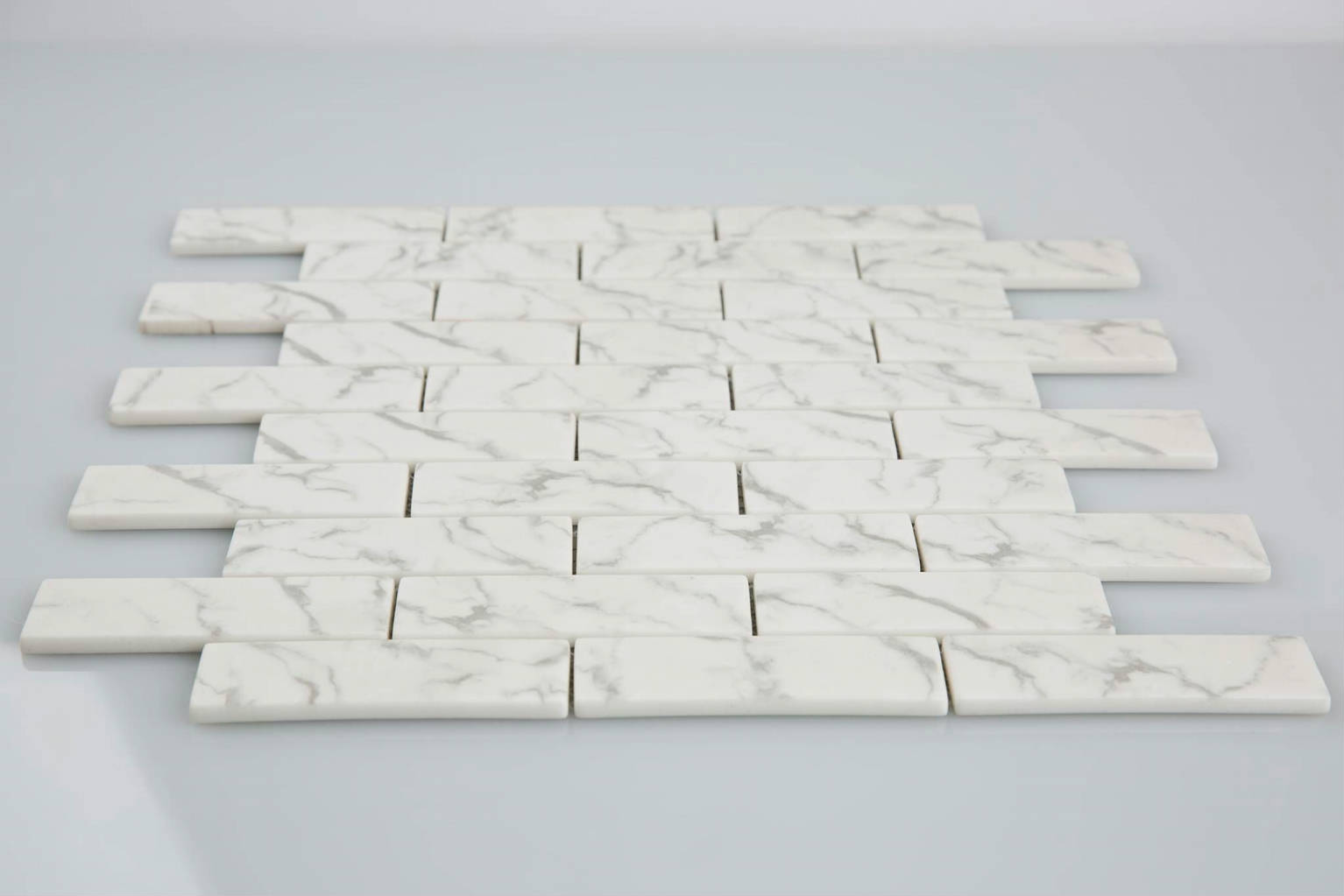 1X4 White Brick Mosaic | Gemini Tile and Marble