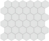 2" Gallery Grey Matte Hex Mosaic | Gemini Tile and Marble