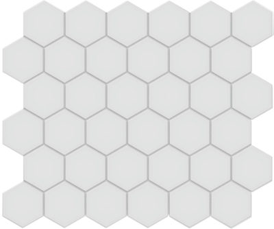 2″ Gallery Grey Matte Hex Mosaic