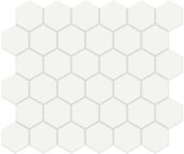 2" White Matte Hex Mosaic | Gemini Tile and Marble