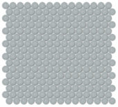 3/4" Cloud Blue Matte Penny Round Mosaic | Gemini Tile and Marble