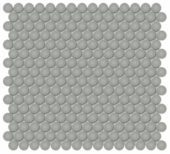 3/4" Taupe Glossy Penny Round Mosaic | Gemini Tile and Marble