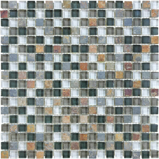 5/8X5/8 Smoky Mica Mosaic | Gemini Tile and Marble