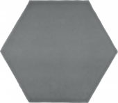 6" Anthracite Charcoal Glossy Hexagon | Gemini Tile and Marble