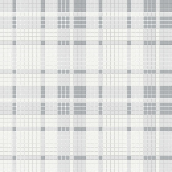 Afternoon Blend Matte Plaid Pattern Mosaic