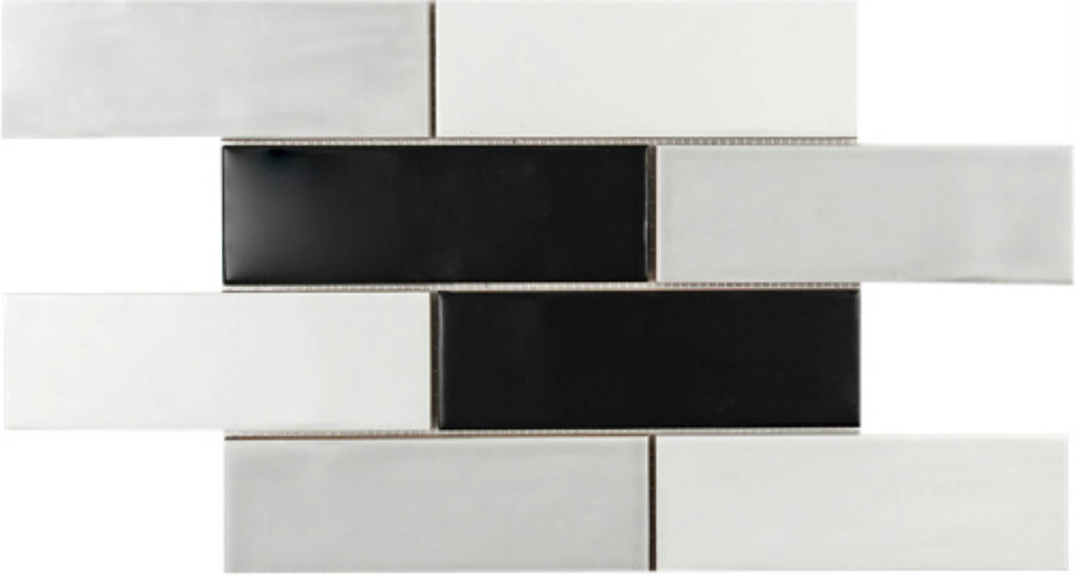 Brickwork Mosaic Matte-Gloss Mix | Gemini Tile and Marble