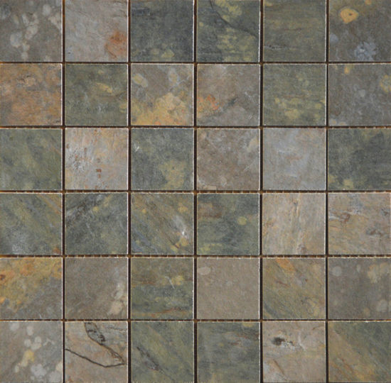 Copper 2x2 Mosaic | Gemini Tile and Marble