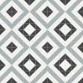 Dawn Blend Matte Cubic Pattern Mosaic | Gemini Tile and Marble