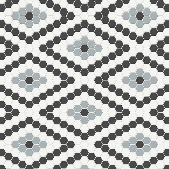 Dawn Blend Matte Diamond Pattern Mosaic