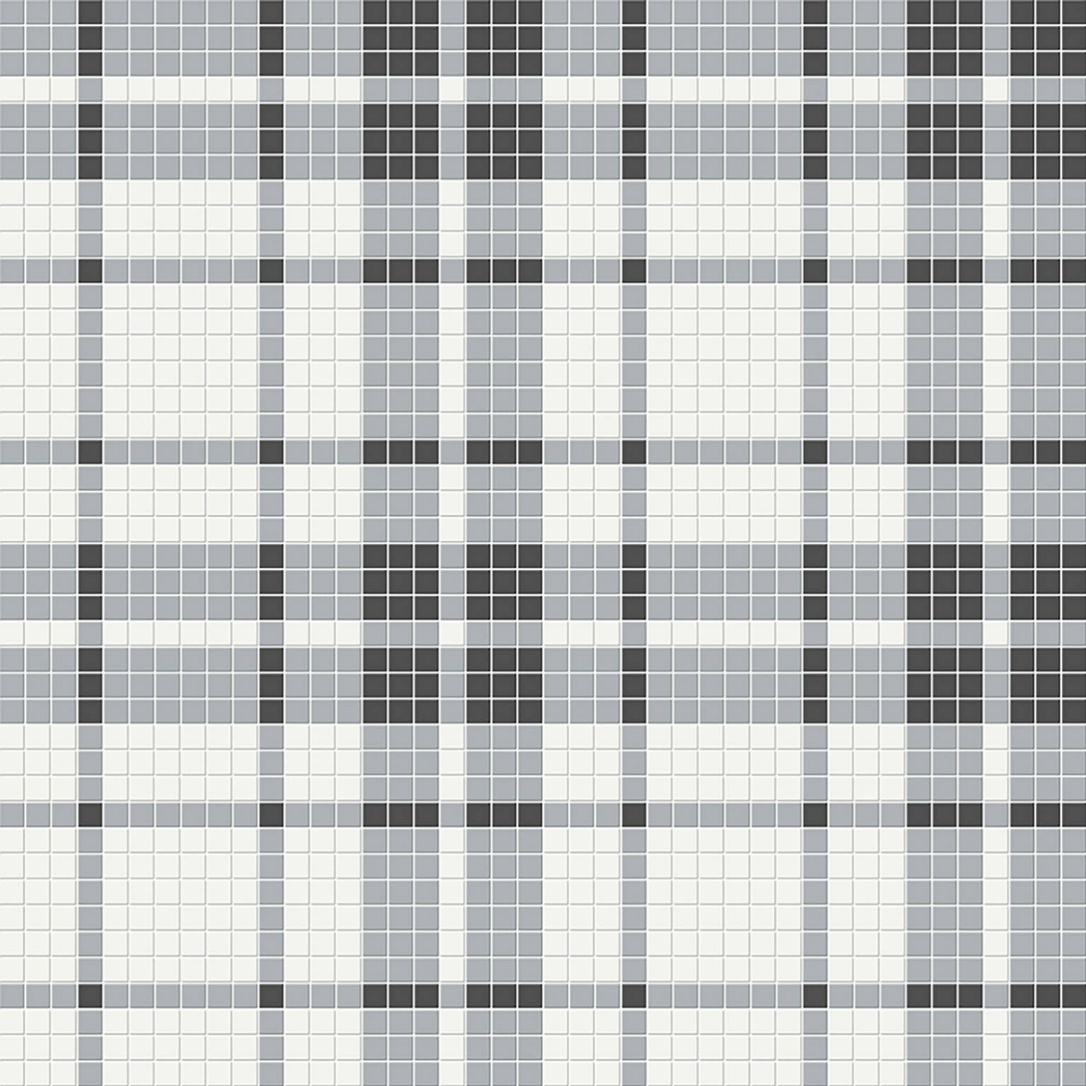 Dawn Blend Matte Plaid Pattern Mosaic | Gemini Tile and Marble