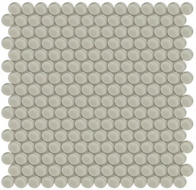 Earth Penny Round Mosaic