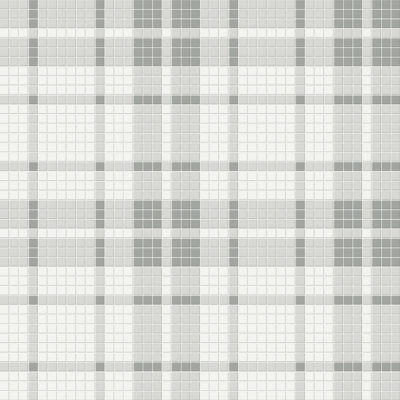 Evening Blend Matte Plaid Pattern Mosaic