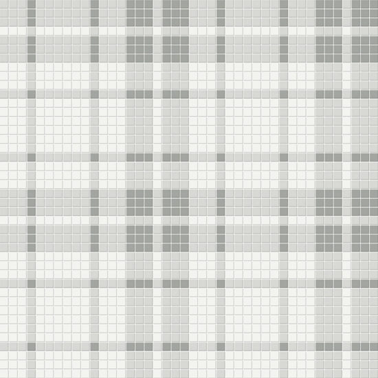 Evening Blend Matte Plaid Pattern Mosaic