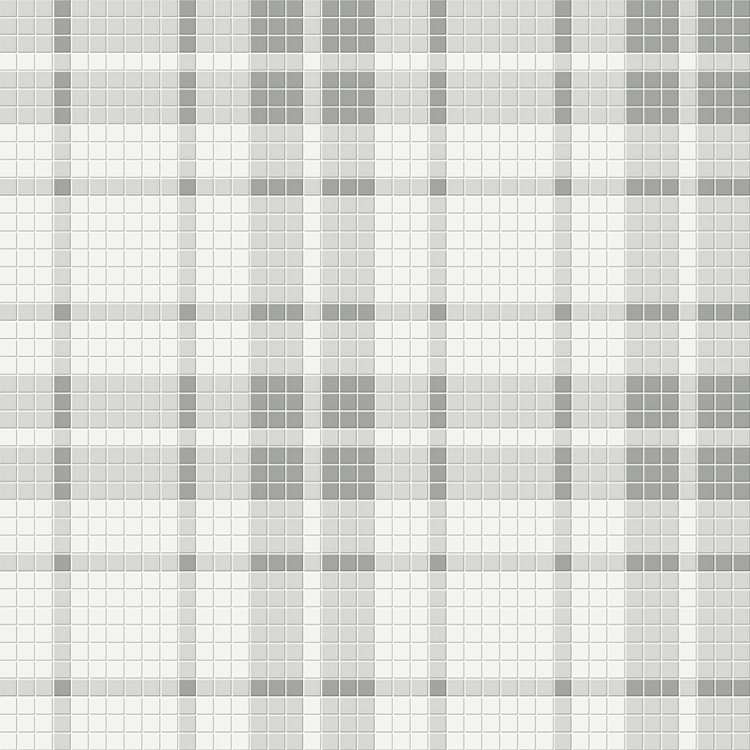 Evening Blend Matte Plaid Pattern Mosaic | Gemini Tile and Marble