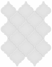 Gallery Grey Glossy Arabesque Mosaic | Gemini Tile and Marble