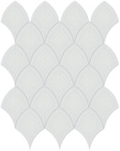 Gallery Grey Glossy Scallop Mosaic | Gemini Tile and Marble