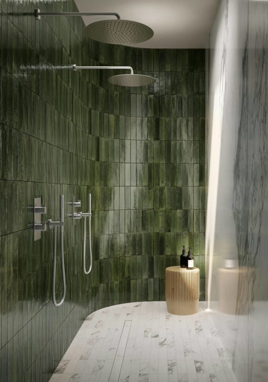 Greenwich Green 2x9 | Gemini Tile and Marble