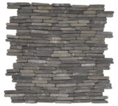 Grey Stacked Brick Marble Interlocking Mosaic | Gemini Tile and Marble