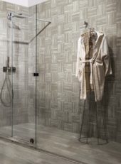 Madison Smoke 12X12 Strip Mosaic | Gemini Tile and Marble