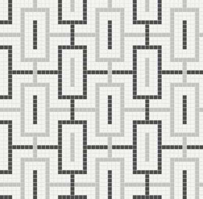 Midnight Blend Matte Chain Pattern Mosaic