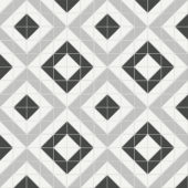 Midnight Blend Matte Cubic Pattern Mosaic | Gemini Tile and Marble