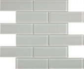 Mist 2X6 Brick Mosaic | Gemini Tile and Marble