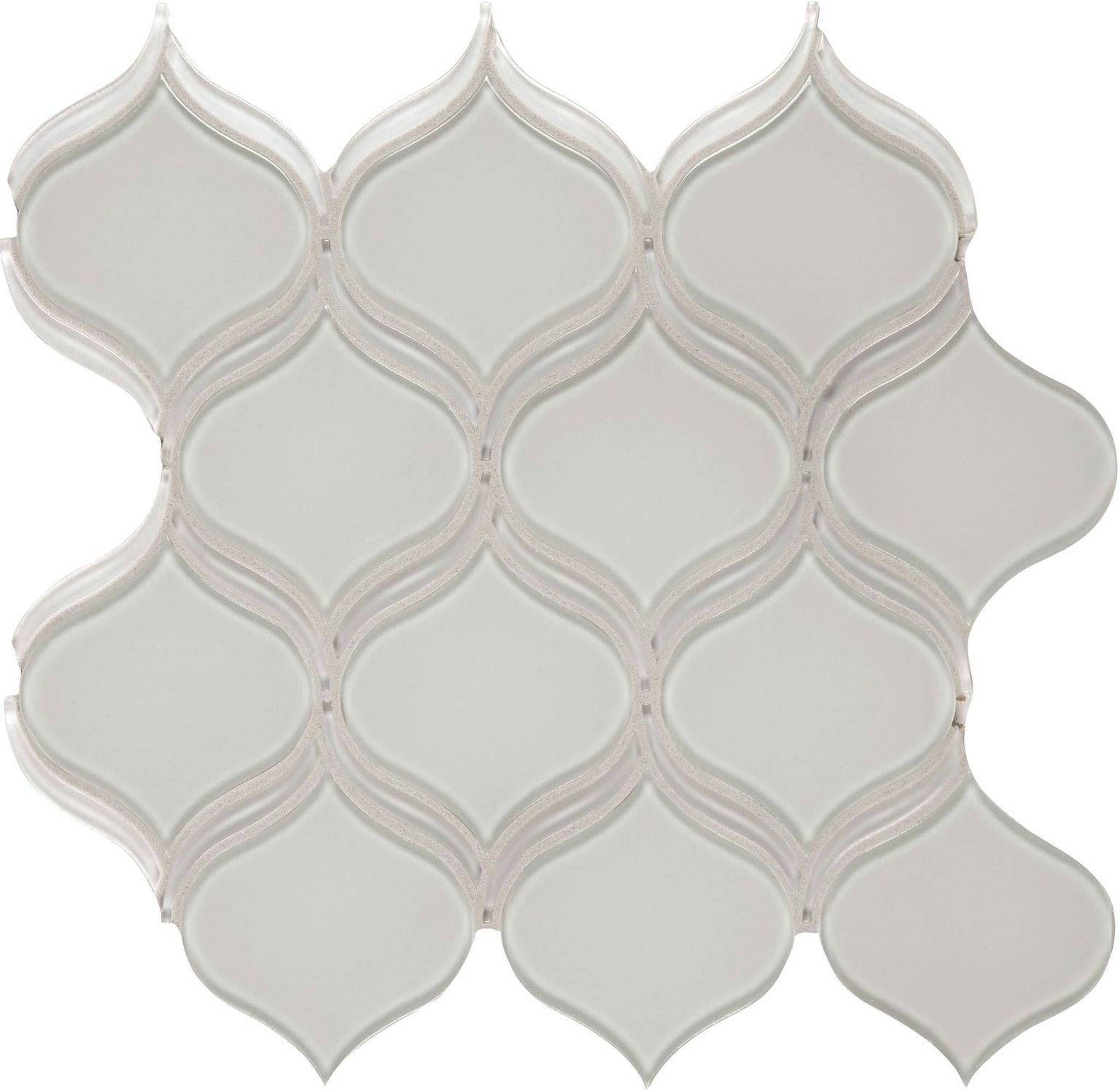 Mist Arabesque  Mosaic | Gemini Tile and Marble