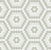 Morning Blend Matte Hexagon Pattern Mosaic | Gemini Tile and Marble