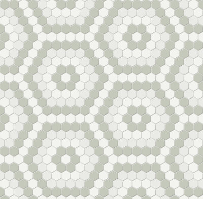 Morning Blend Matte Hexagon Pattern Mosaic