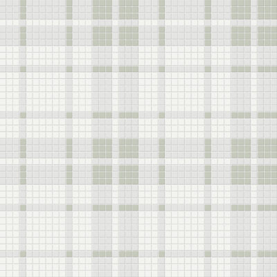 Morning Blend Matte Plaid Pattern Mosaic