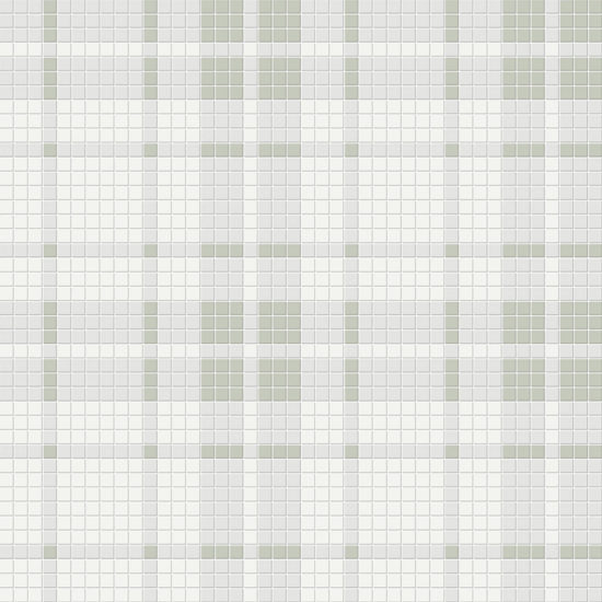 Morning Blend Matte Plaid Pattern Mosaic