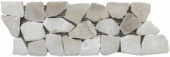 Onyx White Opus Mosaic Interlocking Border | Gemini Tile and Marble