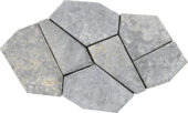 Opus Light Grey Marble Meshed Mounted Mosaic | Gemini Tile and Marble