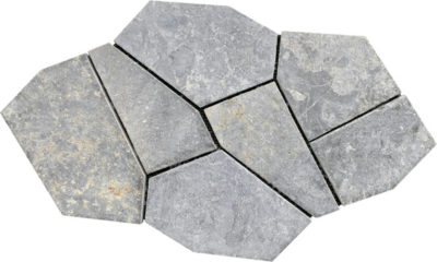 Opus Light Grey Marble Meshed Mounted Mosaic