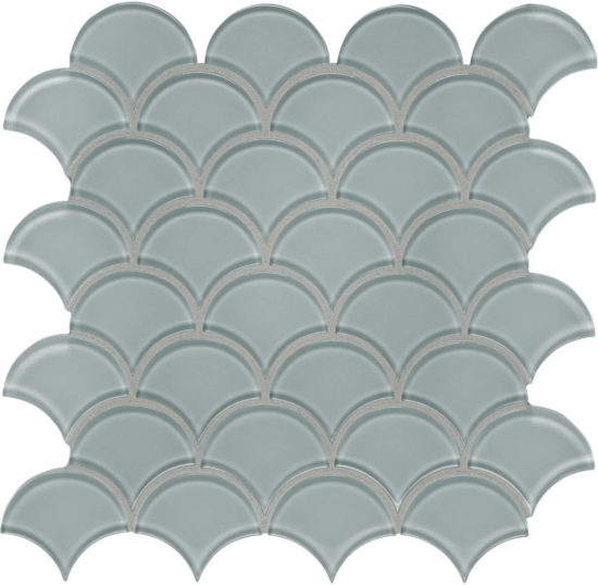 Shadow Scallop Mosaic | Gemini Tile and Marble