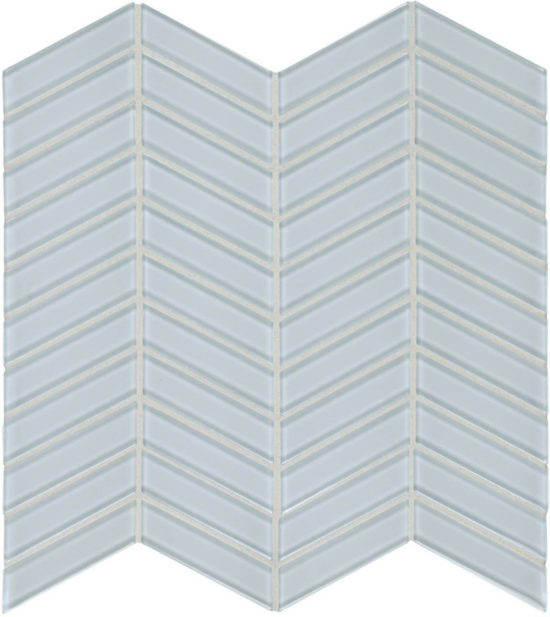 Skylight Chevron Mosaic | Gemini Tile and Marble