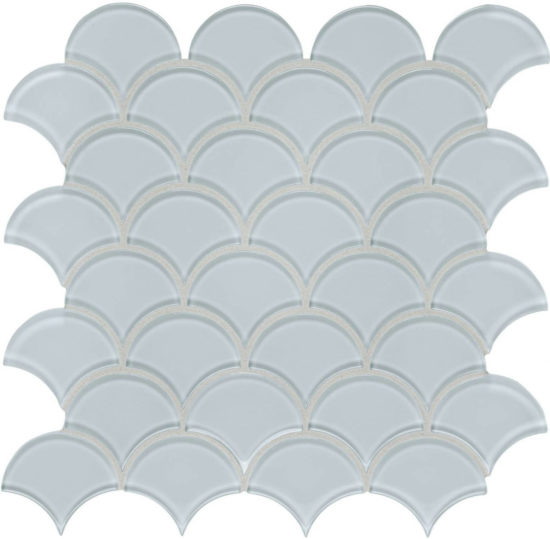 Skylight Scallop Mosaic | Gemini Tile and Marble