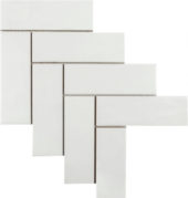 Step Up Mosaic Matte Pearl | Gemini Tile and Marble