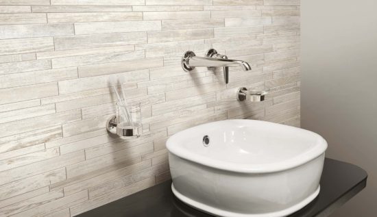 Tucson Ivory 6X15 Linear Mosaic | Gemini Tile and Marble