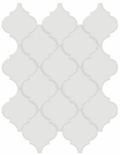 Vintage Grey Glossy Arabesque Mosaic | Gemini Tile and Marble